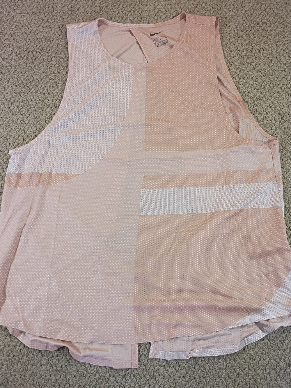 Nike Women's Tech Pak Breathe Slit Back Training Tank Top S